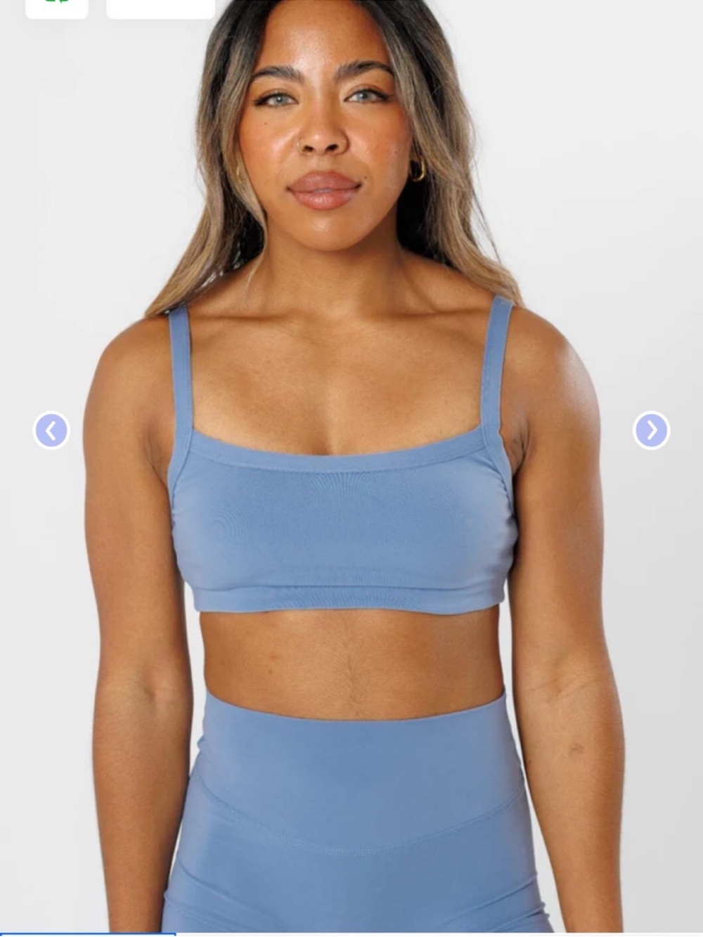 NEW! Paragon Fitwear Reluna Multifit Core Sports Bra Blue Bird Medium